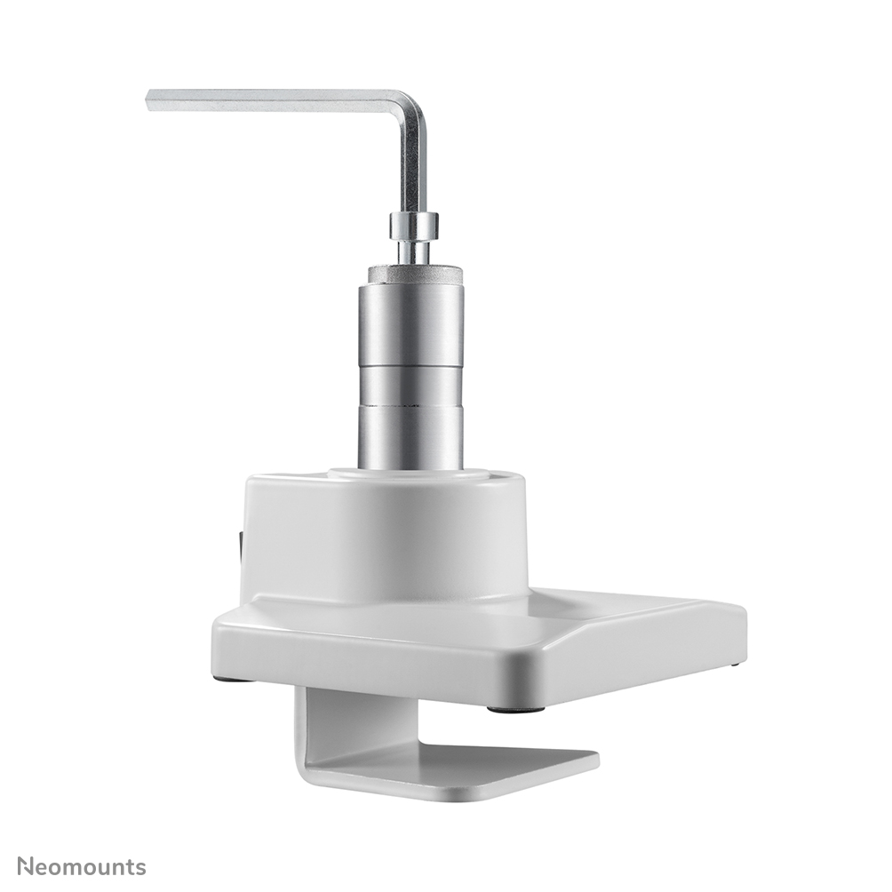 Neomounts NM-D775WHITEPLUS Monitor arm 10-49" - gas spring - Topfix - 180°-stop